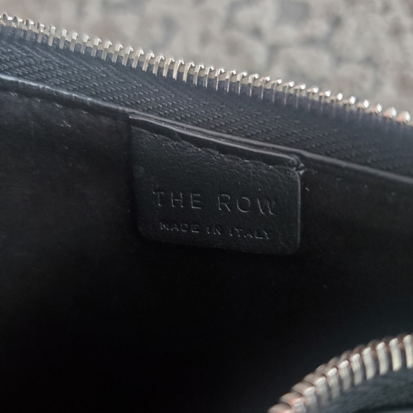 The Row Half Moon Bag in Black Leather - Picture 10 of 10